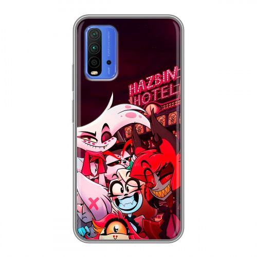Дизайнерский силиконовый чехол для Xiaomi RedMi 9T Hazbin Hotel Отель Хазбин