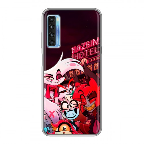 Дизайнерский силиконовый чехол для TCL 20L Hazbin Hotel Отель Хазбин