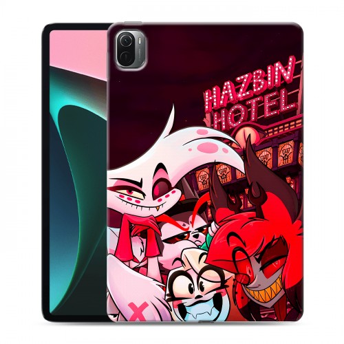 Дизайнерский силиконовый чехол для Xiaomi Pad 5 Hazbin Hotel Отель Хазбин