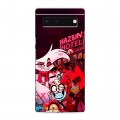 Дизайнерский силиконовый чехол для Google Pixel 6 Hazbin Hotel Отель Хазбин