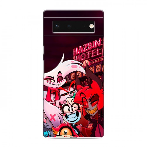 Дизайнерский силиконовый чехол для Google Pixel 6 Hazbin Hotel Отель Хазбин