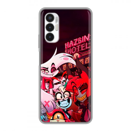 Дизайнерский силиконовый чехол для Tecno Pova 3 Hazbin Hotel Отель Хазбин