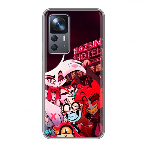 Дизайнерский силиконовый чехол для Xiaomi 12T Hazbin Hotel Отель Хазбин