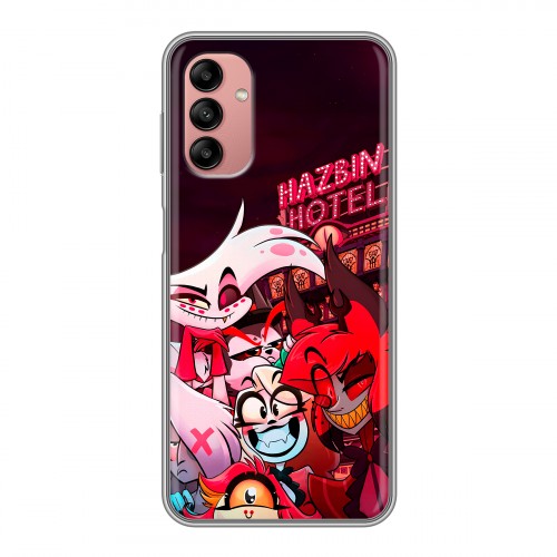 Дизайнерский силиконовый чехол для Samsung Galaxy A04s Hazbin Hotel Отель Хазбин