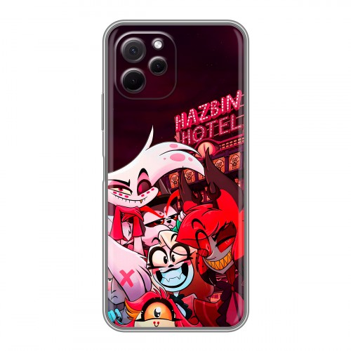 Дизайнерский силиконовый с усиленными углами чехол для Huawei Nova Y61 Hazbin Hotel Отель Хазбин