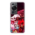 Дизайнерский силиконовый чехол для Huawei P60 Hazbin Hotel Отель Хазбин