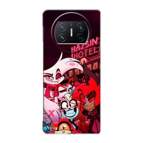 Дизайнерский пластиковый чехол для Huawei Mate X3 Hazbin Hotel Отель Хазбин