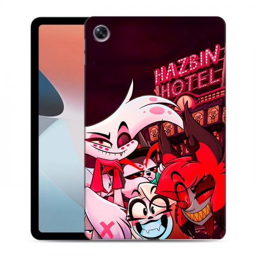 Дизайнерский силиконовый чехол для OPPO Pad Air Hazbin Hotel Отель Хазбин