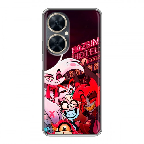 Дизайнерский силиконовый чехол для Huawei Nova 11i Hazbin Hotel Отель Хазбин