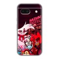 Дизайнерский пластиковый чехол для Google Pixel 8a Hazbin Hotel Отель Хазбин