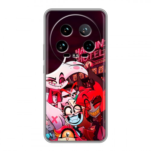 Дизайнерский силиконовый чехол для Xiaomi 14 Ultra Hazbin Hotel Отель Хазбин