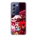 Дизайнерский силиконовый чехол для Vivo V30 Lite Hazbin Hotel Отель Хазбин