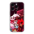 Дизайнерский силиконовый чехол для Iphone 16 Pro Hazbin Hotel Отель Хазбин