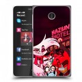 Дизайнерский пластиковый чехол для Nokia X Hazbin Hotel Отель Хазбин