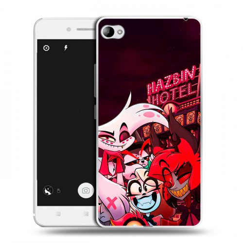 Дизайнерский пластиковый чехол для Lenovo S90 Hazbin Hotel Отель Хазбин
