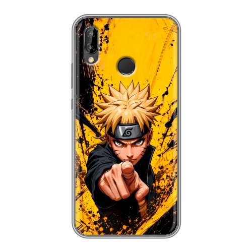Дизайнерский силиконовый чехол для Huawei P20 Lite Naruto Наруто