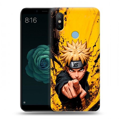 Дизайнерский силиконовый чехол для Xiaomi Mi A2 Naruto Наруто