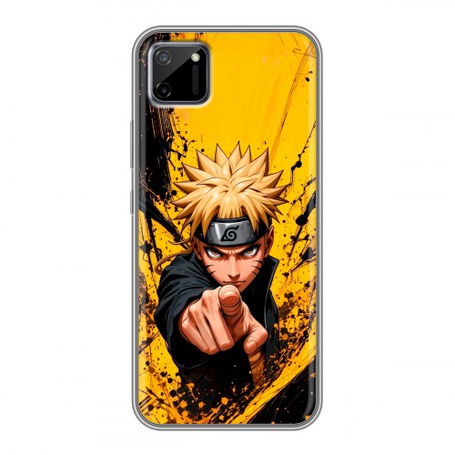 Дизайнерский силиконовый чехол для Realme C11 Naruto Наруто