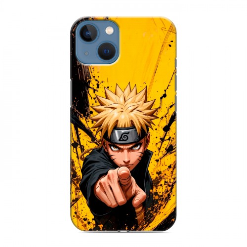 Дизайнерский силиконовый чехол для Iphone 13 Naruto Наруто