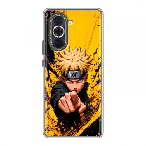 Дизайнерский силиконовый с усиленными углами чехол для Huawei Nova 10 Naruto Наруто