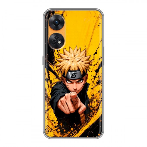 Дизайнерский силиконовый чехол для OPPO Reno8 T Naruto Наруто