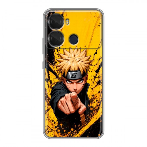 Дизайнерский силиконовый чехол для Itel P40 Naruto Наруто