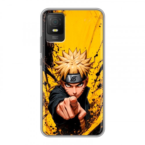 Дизайнерский силиконовый с усиленными углами чехол для TCL 403 Naruto Наруто