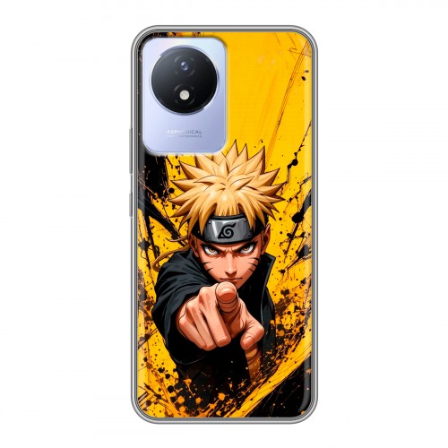 Дизайнерский силиконовый чехол для Vivo Y11 (2023) Naruto Наруто
