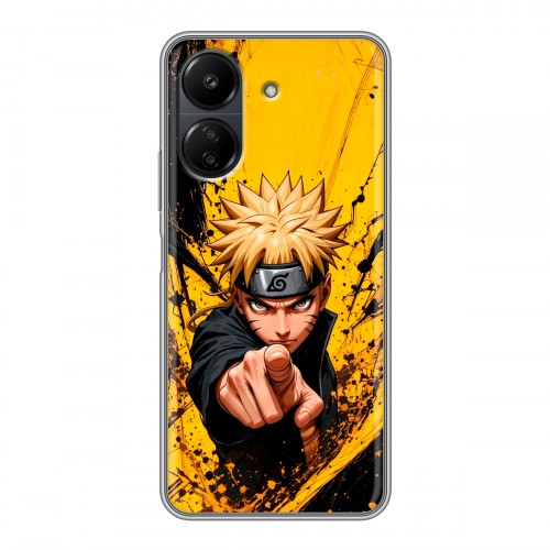 Дизайнерский силиконовый чехол для Xiaomi Poco C65 Naruto Наруто