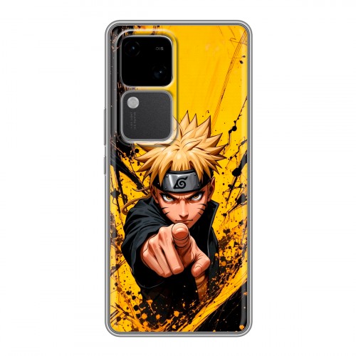 Дизайнерский силиконовый чехол для Vivo V30 5G Naruto Наруто
