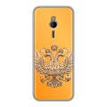 Дизайнерский силиконовый чехол для Nokia 230 Герб Флаг России