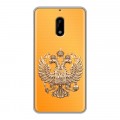 Дизайнерский пластиковый чехол для Nokia 6 Герб Флаг России
