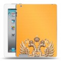 Дизайнерский пластиковый чехол для Ipad 2/3/4 Герб Флаг России