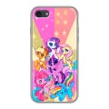 Дизайнерский силиконовый чехол для Iphone 7 My little pony Дружба чудо