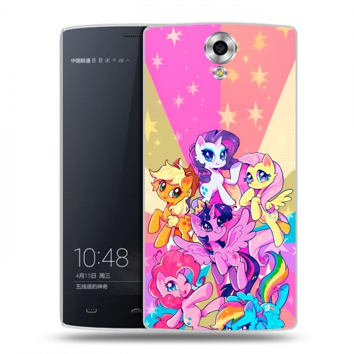 Дизайнерский силиконовый чехол для Homtom HT7 My little pony Дружба чудо