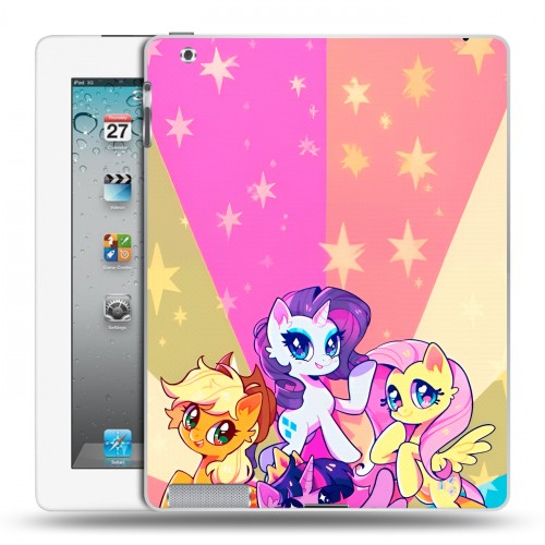 Дизайнерский пластиковый чехол для Ipad 2/3/4 My little pony Дружба чудо
