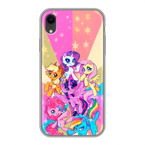Дизайнерский силиконовый чехол для Iphone Xr My little pony Дружба чудо