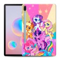Дизайнерский силиконовый чехол для Samsung Galaxy Tab S6 My little pony Дружба чудо