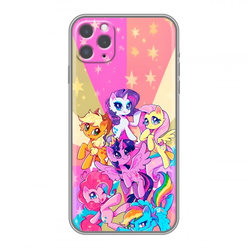 Дизайнерский силиконовый чехол для Iphone 11 Pro My little pony Дружба чудо