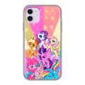 Дизайнерский силиконовый чехол для Iphone 11 My little pony Дружба чудо