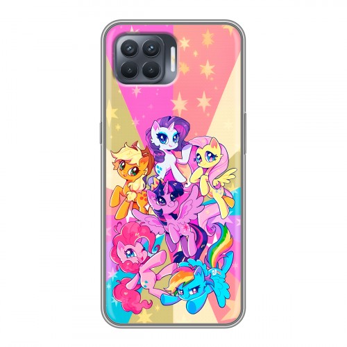 Дизайнерский силиконовый чехол для OPPO Reno4 Lite My little pony Дружба чудо