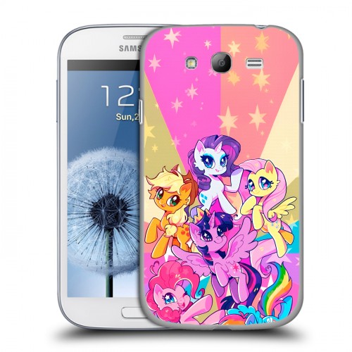 Дизайнерский пластиковый чехол для Samsung Galaxy Grand My little pony Дружба чудо
