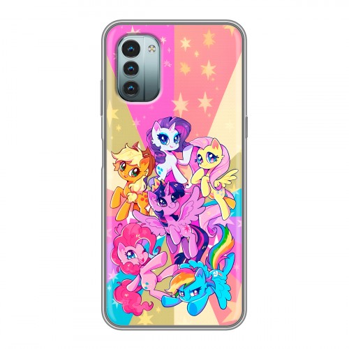Дизайнерский силиконовый чехол для Nokia G11 My little pony Дружба чудо