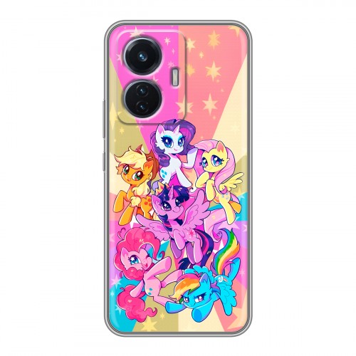 Дизайнерский силиконовый чехол для Vivo T1 My little pony Дружба чудо