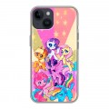 Дизайнерский силиконовый чехол для Iphone 14 My little pony Дружба чудо