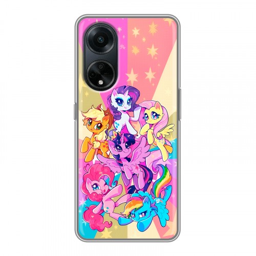 Дизайнерский силиконовый чехол для OPPO A98 My little pony Дружба чудо