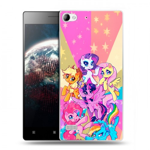 Дизайнерский пластиковый чехол для Lenovo Vibe X2 My little pony Дружба чудо