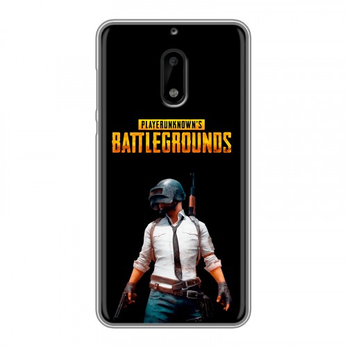 Дизайнерский пластиковый чехол для Nokia 6 PUGB ПАГБ