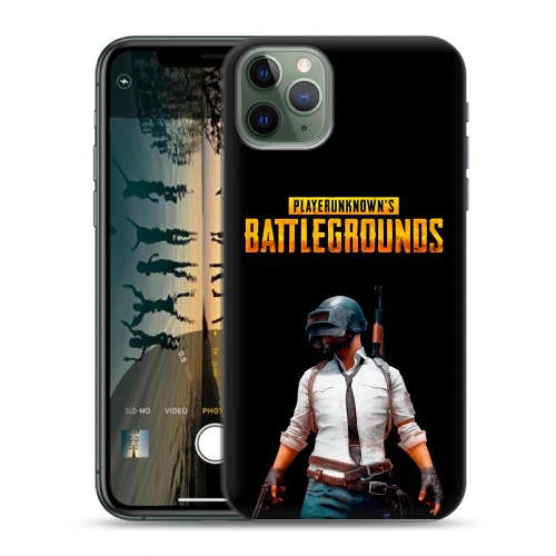 Дизайнерский силиконовый чехол для Iphone 11 Pro PUGB ПАГБ
