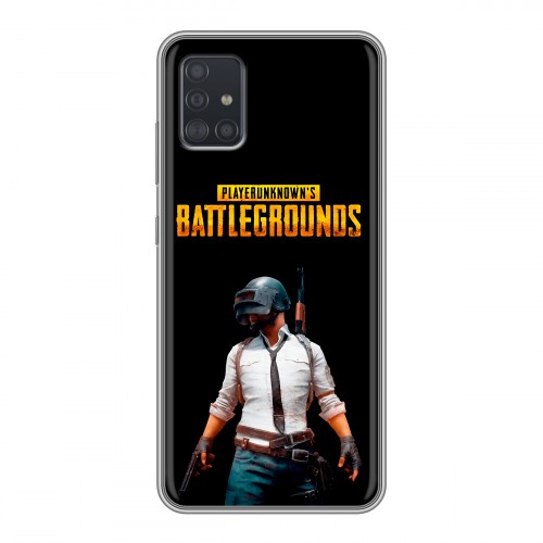 Дизайнерский силиконовый чехол для Samsung Galaxy A51 PUGB ПАГБ